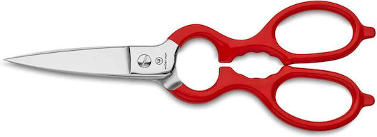 Wusthof Stainless Steel Kitchen Scissor 21cm Red 5551