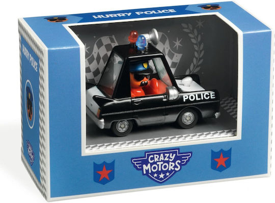 Djeco Crazy Motors Toy Car 1:43 Police for 3+ Years