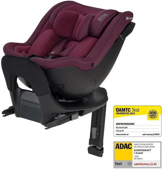 Kinderkraft I-Guard Καθισματάκι Αυτοκινήτου i-Size με Isofix Cherry Pearl 0-18 kg