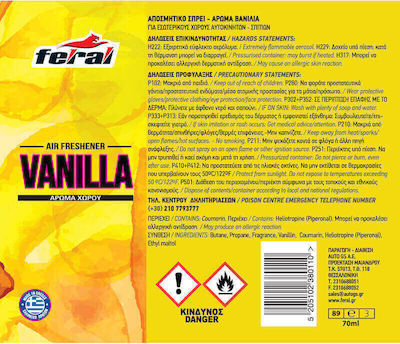 Feral Lufterfrischer-Spray Auto Fruity Collection Vanille 70ml 1Stück