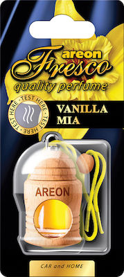 Areon Car Air Freshener Pendand Liquid Fresco Vanilla Mia 4ml