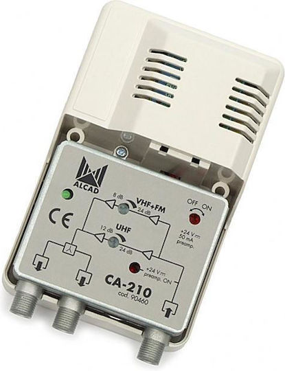 Alcad CA-210 Broadband Amplifier Κεντρικός Ενισχυτής Δορυφορικής