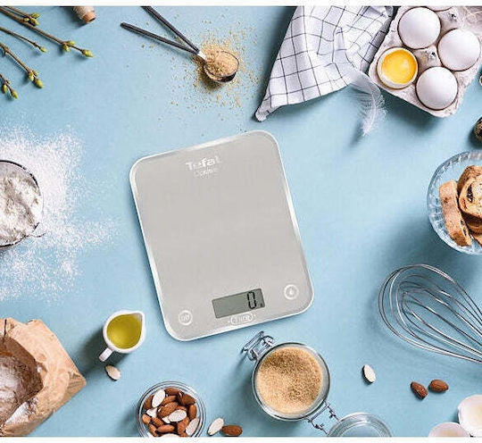 Tefal Optiss Digital Küchenwaage 1gr/5kg Silber