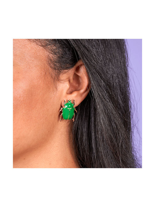 Coucou Suzette Earrings Hoops made of Steel Gold Plated