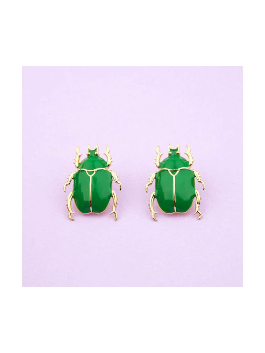 Coucou Suzette Earrings Hoops made of Steel Gold Plated
