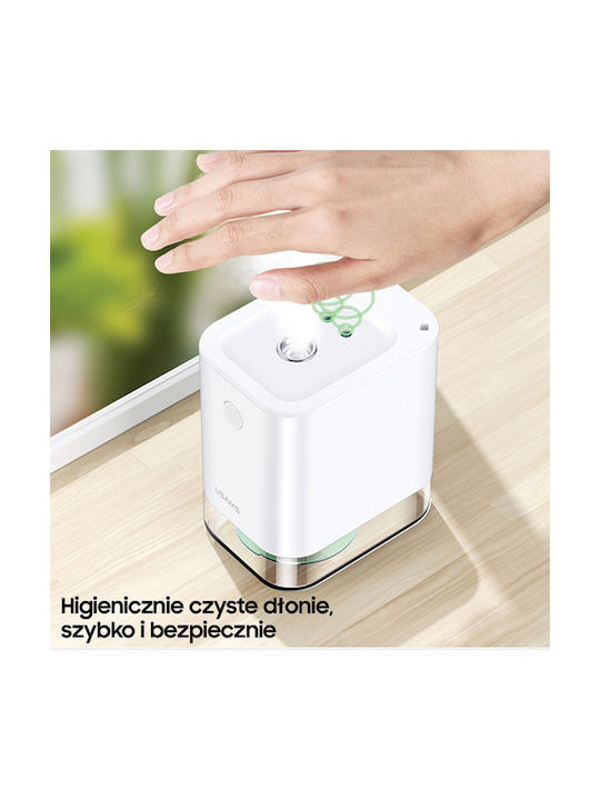 Usams Disinfectant Spray Dispenser Plastic cu Distribuitor Automat Alb 45ml
