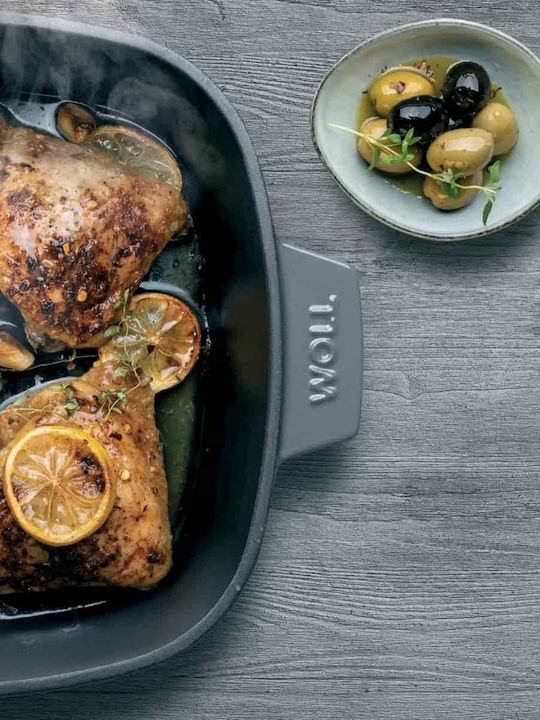 Woll Βαθιά Κατσαρόλα από Μαντέμι 4.2lt / 24cm Cobalt Blue