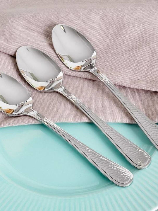 Nava Set Linguri Alimente Oțel Inoxidabil Argintii 29cm 3 Bucăți