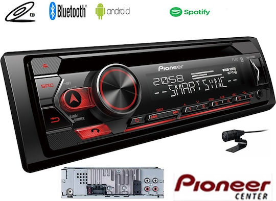 Pioneer DEH-S320 BT Radio Auto (1DIN) (Bluetooth/USB/CD)
