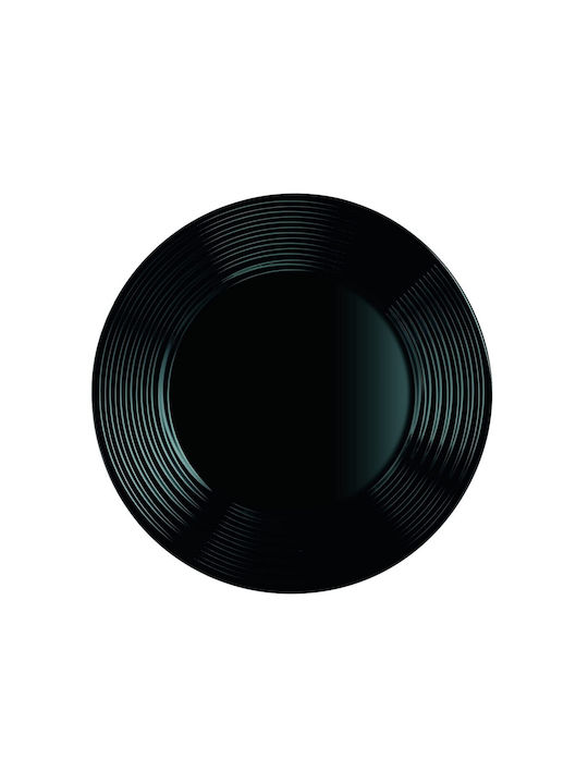 Luminarc White / Black Glass Dinnerware Set 18pcs