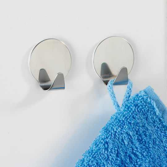 Wenko με Αυτοκόλλητο ​3.5x3.5cm Inox