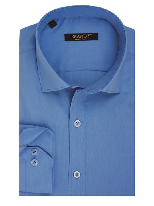 Brand'S Men's Shirt Long Sleeve Blue