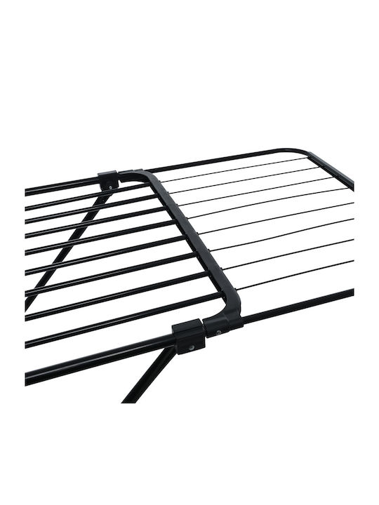 Estia Metallic Folding Floor Clothes Drying Rack with Hanging Length 18m