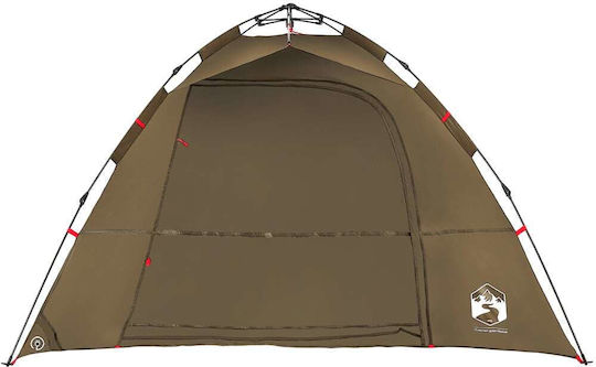 vidaXL Σκηνή Ψαρέματος Igloo Πράσινη για 4 Άτομα 262x254x172εκ.