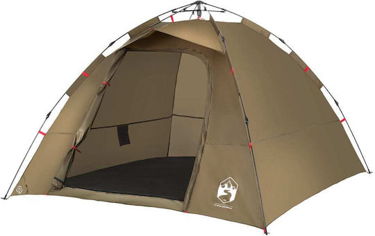 vidaXL Σκηνή Ψαρέματος Igloo Πράσινη για 4 Άτομα 262x254x172εκ.