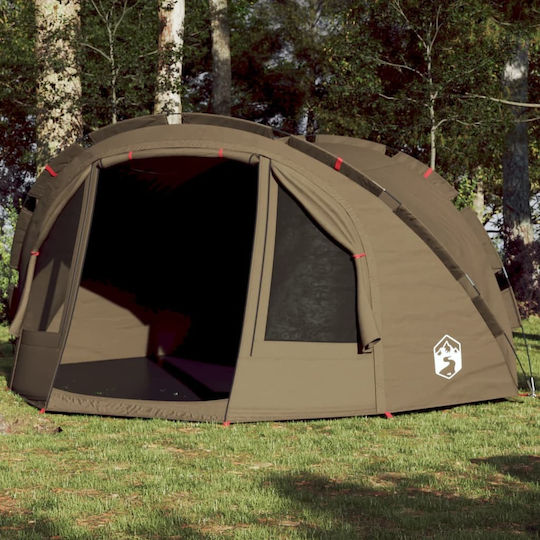 vidaXL Fishing Tent Green for 4 People 298x236x152cm