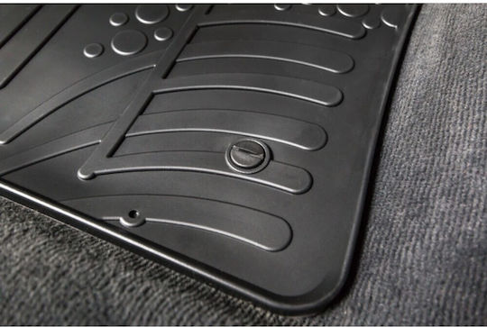 Auto Gs Set of Front and Rear Mats 4pcs for Ford C-Max 2015 Black