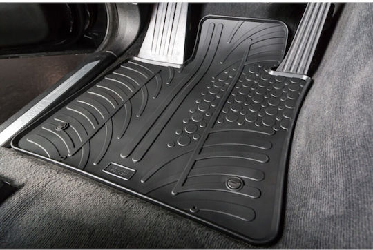 Auto Gs Set of Front and Rear Mats 4pcs for Ford C-Max 2015 Black