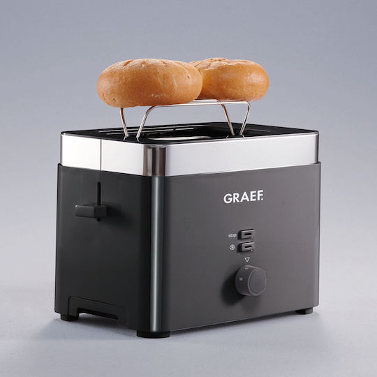 Graef Graef Toaster 2 Schlitze 1000W Schwarze
