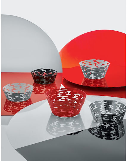 Alessi Φρουτιέρα Μεταλλική Ασημί 18x18x6.5εκ.