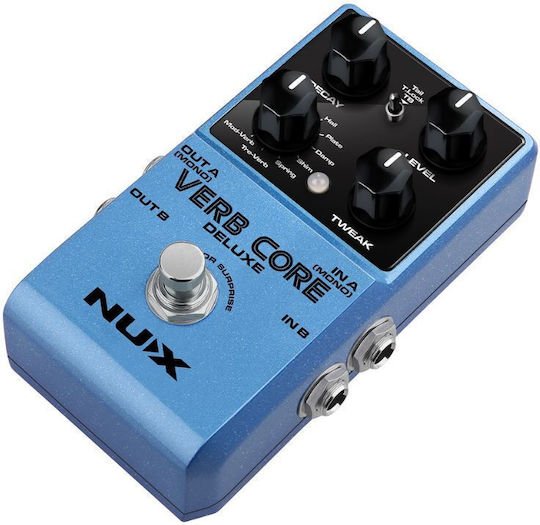 NUX Verb Core Deluxe MKII Pedale Fußschalter Nachhall E-Gitarre