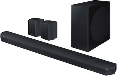 Samsung Soundbar 9.1.4 με Ασύρματο Subwoofer και Τηλεχειριστήριο Titanium Black