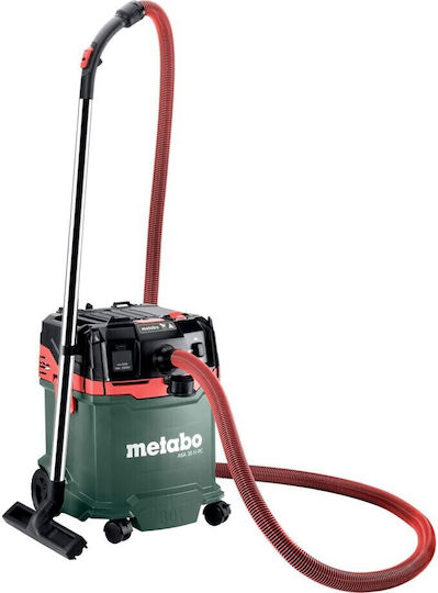 Metabo ASA 30 H PC Σκούπα Υγρών / Στερεών 1200W με Πλαστικό Κάδο 30lt