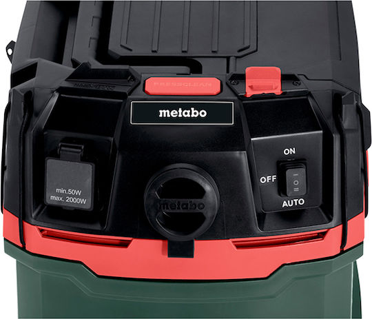 Metabo ASA 20 L PC Staubsauger Flüssigkeiten / Feststoffe 1200W mit Kunststoff Behälter 20Es
