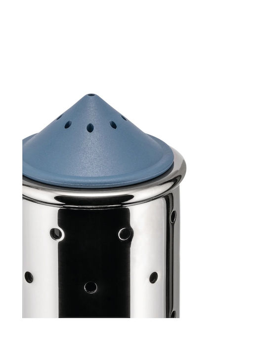 Alessi Αλατιέρα/Πιπεριέρα Inox Ασημί-Μπλε