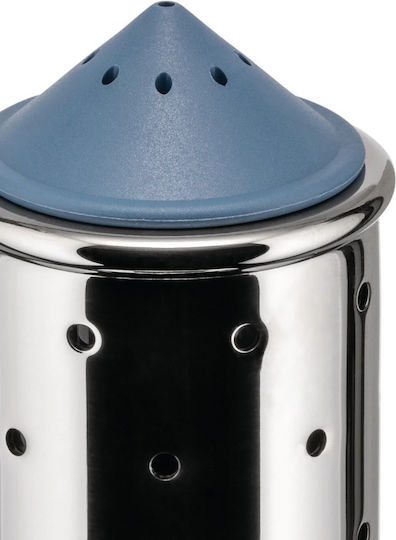 Alessi Salzstreuer/Pfefferstreuer Inox Silver-Blue 1Stück