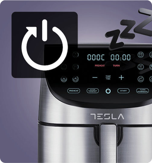 Tesla Air Fryer με Wi-Fi 7lt Μαύρο AF701BX