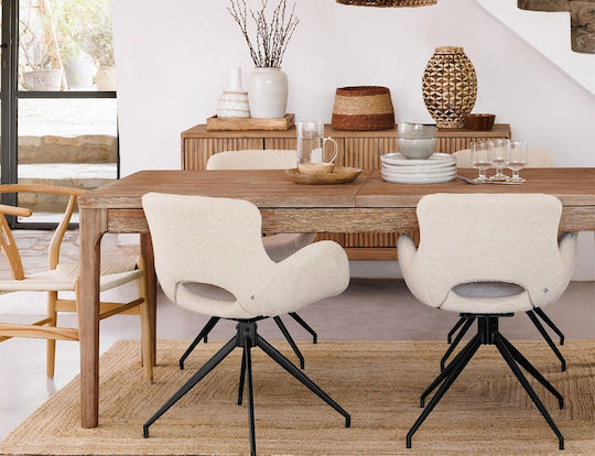 Atmosphera Teppich Rechteckig Sommer aus Jute Natural Shades