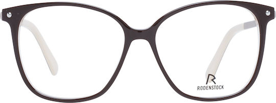 Rodenstock Γυναικείος Κοκκάλινος Σκελετός Γυαλιών Πεταλούδα Μαύρος R5344 B