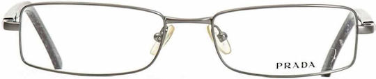 Prada Men's Metal Silver Prescription Eyeglass Frame PR7AY10 7AY101