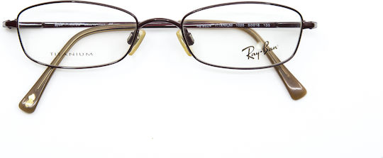 Ray Ban Γυναικείος Μεταλλικός Σκελετός Γυαλιών Μπορντό RB8524 1025