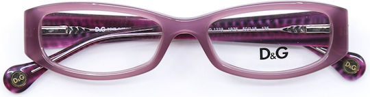 Dolce & Gabbana Weiblich Kunststoff Brillenrahmen Katzenauge Rosa DG1976 50