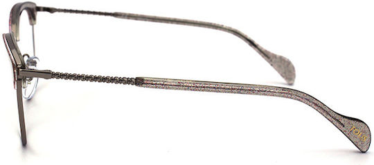 Tous Eyeglass Frame Cat Eye Pink VTO395 0A32
