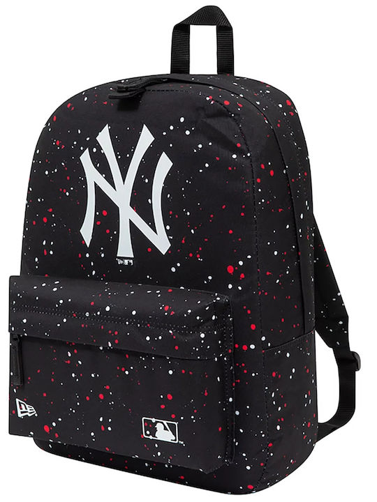 New York Yankees School Bag Backpack Junior High-High School Black with Water Bottle Holder 17Liters