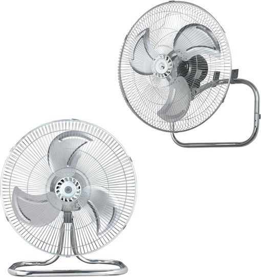 Πολυμορφικός Ανεμιστήρας 80W Διαμέτρου 45.72cm Ασημί