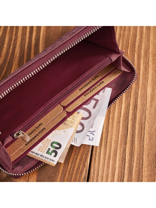 Дамско Портмоне Класически с RFID Розов