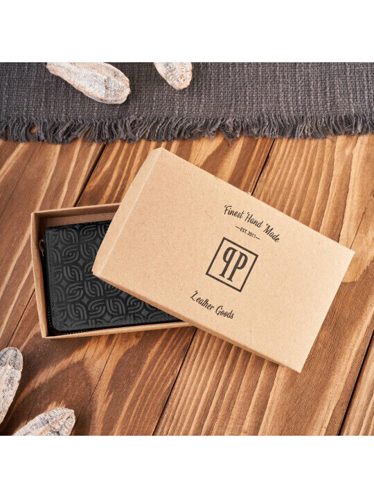 Δερμάτινο Γυναικείο Πορτοφόλι με RFID Μαύρο