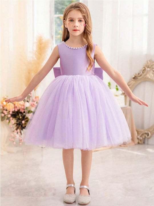 Kinderkleid Ärmellos Lilac