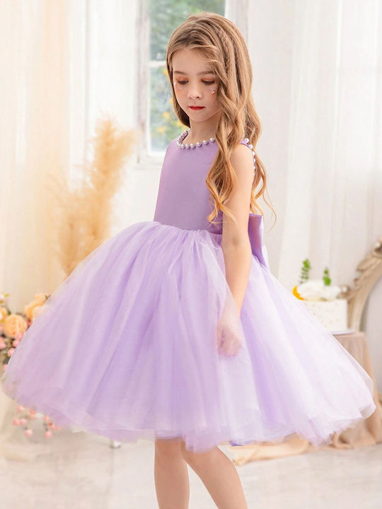 Kinderkleid Ärmellos Lilac