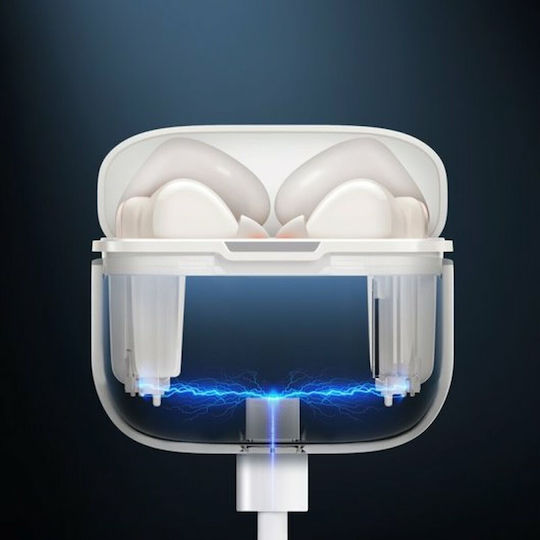 Mibro AC1 In-ear Bluetooth Handsfree Ακουστικά με Θήκη Φόρτισης Λευκά