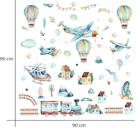 Sipo Kids Wall Sticker 90x90cm