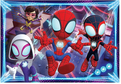 Kids Puzzle Marvel Spidey Και Οι Απίθανοι Φίλοι Του 24pcs Clementoni