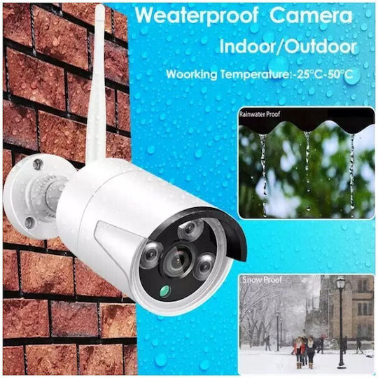 Andowl 220-00-05 IP Κάμερα Παρακολούθησης Wi-Fi 4K Αδιάβροχη με Ηχείο
