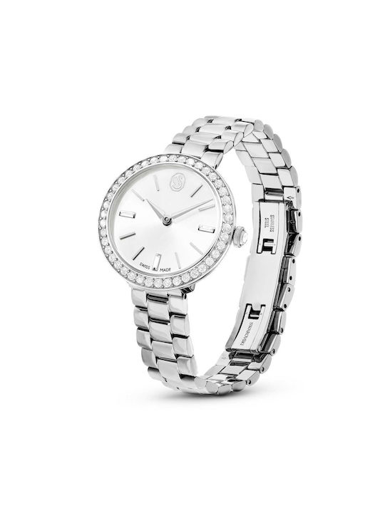 Swarovski Watch with Silver Metal Bracelet