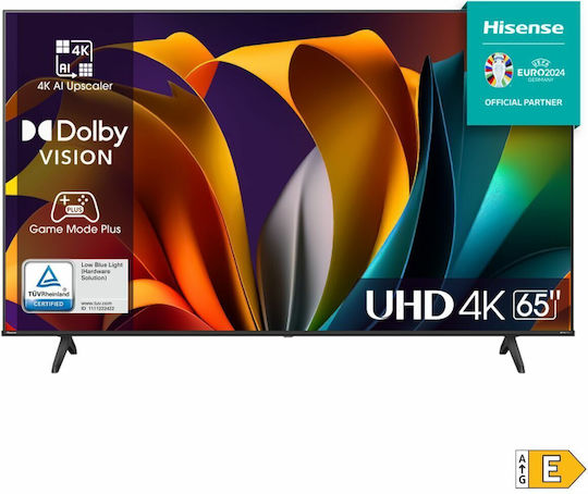 Hisense Smart Τηλεόραση 65" 4K UHD LED A6N HDR (2024) 65A6N