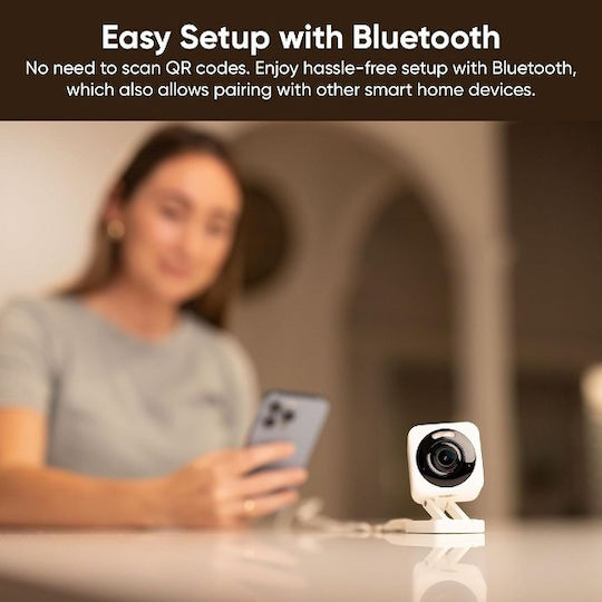 Wyze WYZEC4 v4 IP Surveillance Camera Wi-Fi Full HD+ 4MP with Speaker and Lens 2.4mm Suitable for Plug Type England